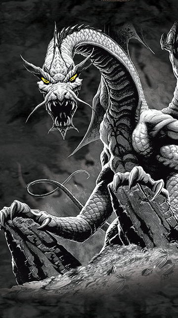 dragon mobile wallpaper,dragon,demon,fictional character,mythology,supernatural creature