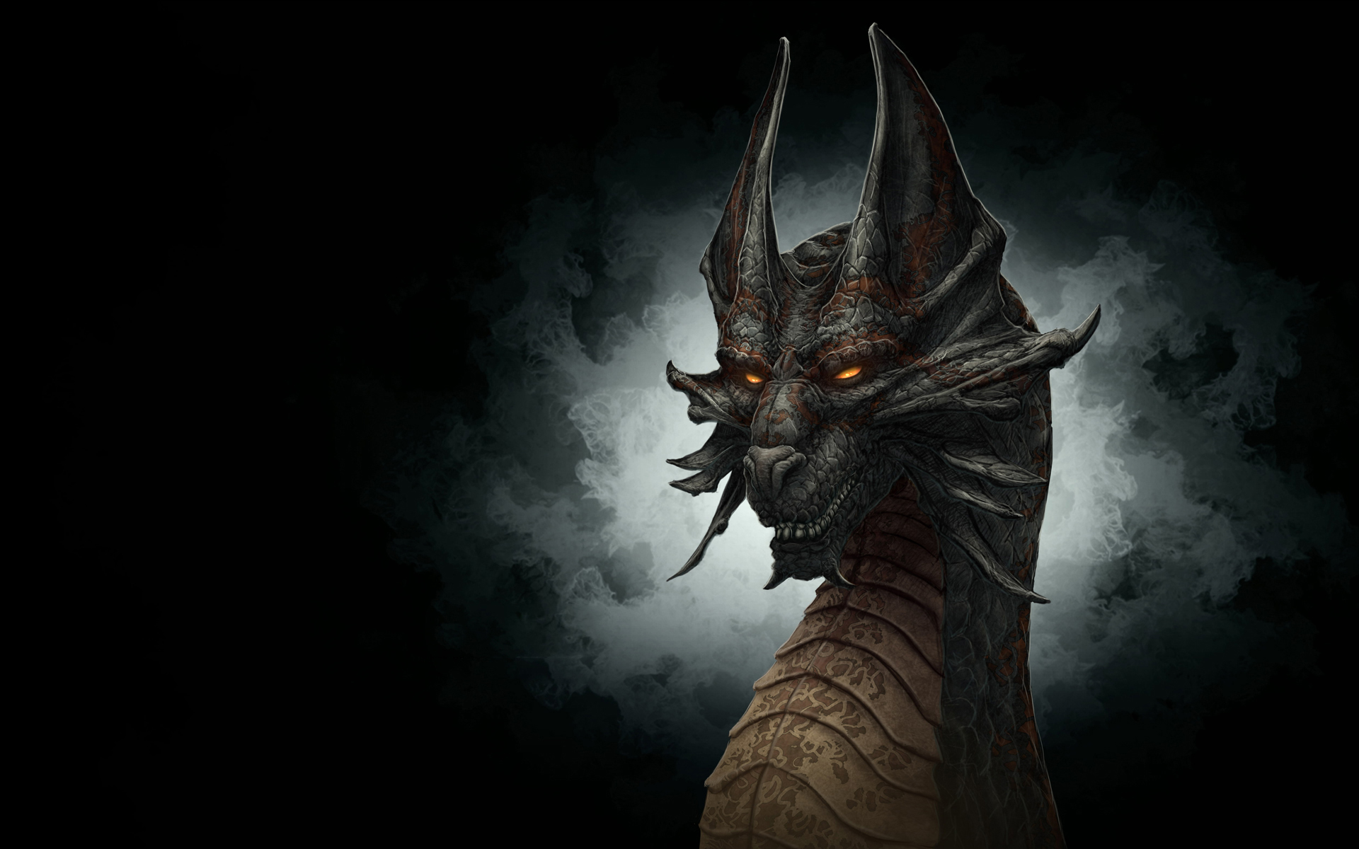 black dragon wallpaper hd,dragon,cg artwork,darkness,demon,fictional character