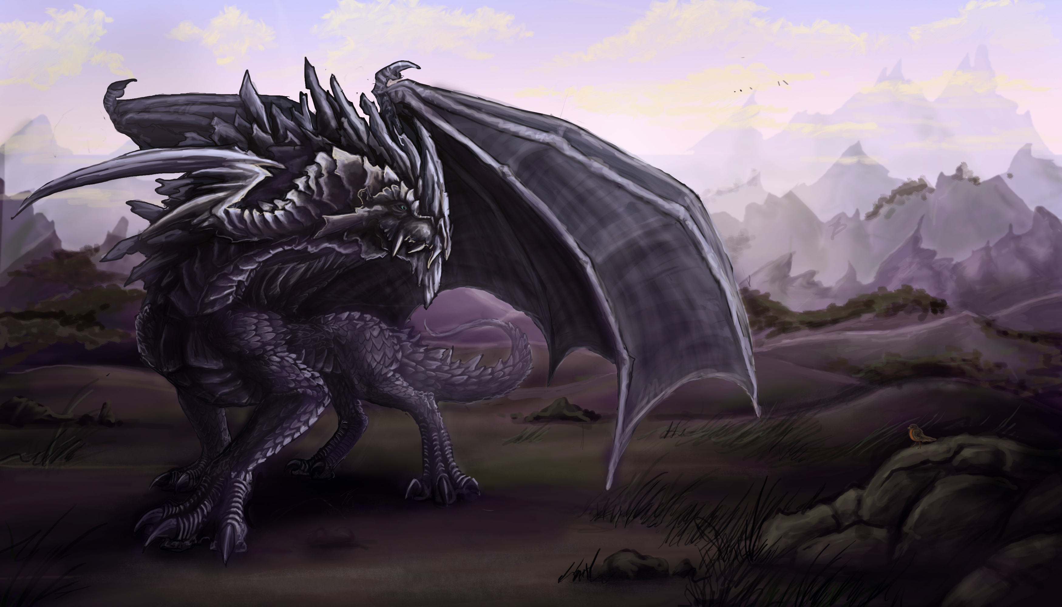 dragon noir fond d'écran hd,dragon,personnage fictif,oeuvre de cg,créature mythique,mythologie