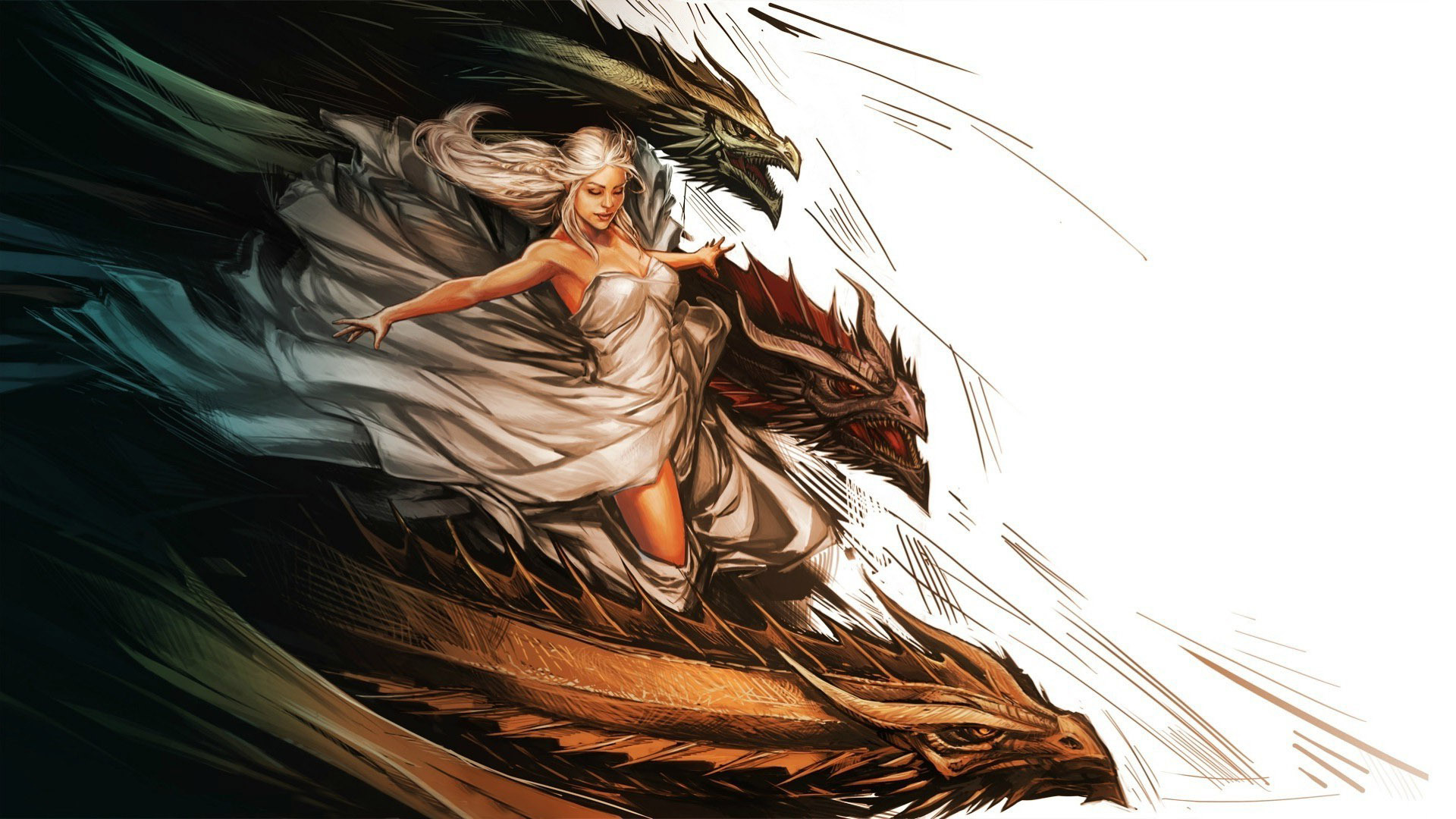 dragones wallpaper hd,cg artwork,illustration,mythology,art,fictional character