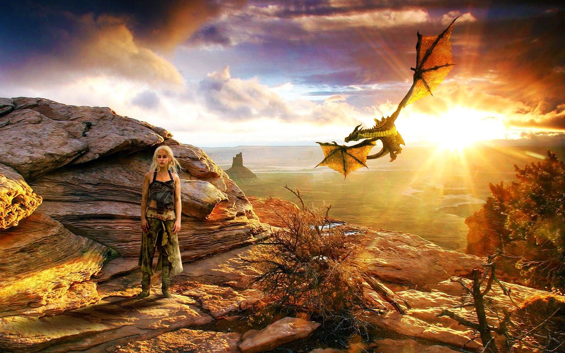 dragones wallpaper hd,nature,sky,natural landscape,strategy video game,cg artwork