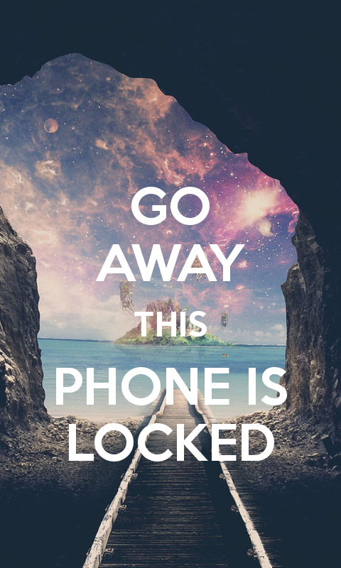 it's locked go away wallpaper,text,sky,font,rock,book cover