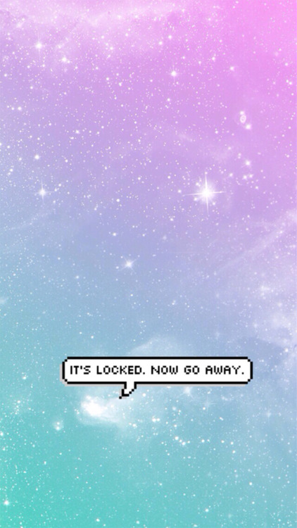 it's locked go away wallpaper,text,sky,font,atmosphere,purple