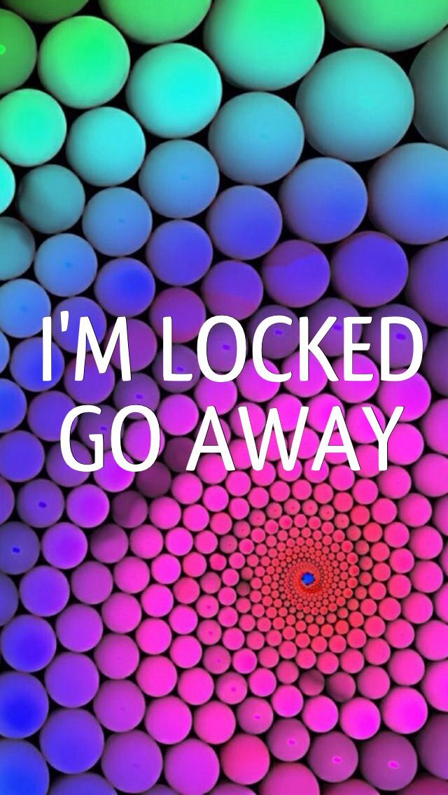 it's locked go away wallpaper,purple,violet,circle,text,pattern