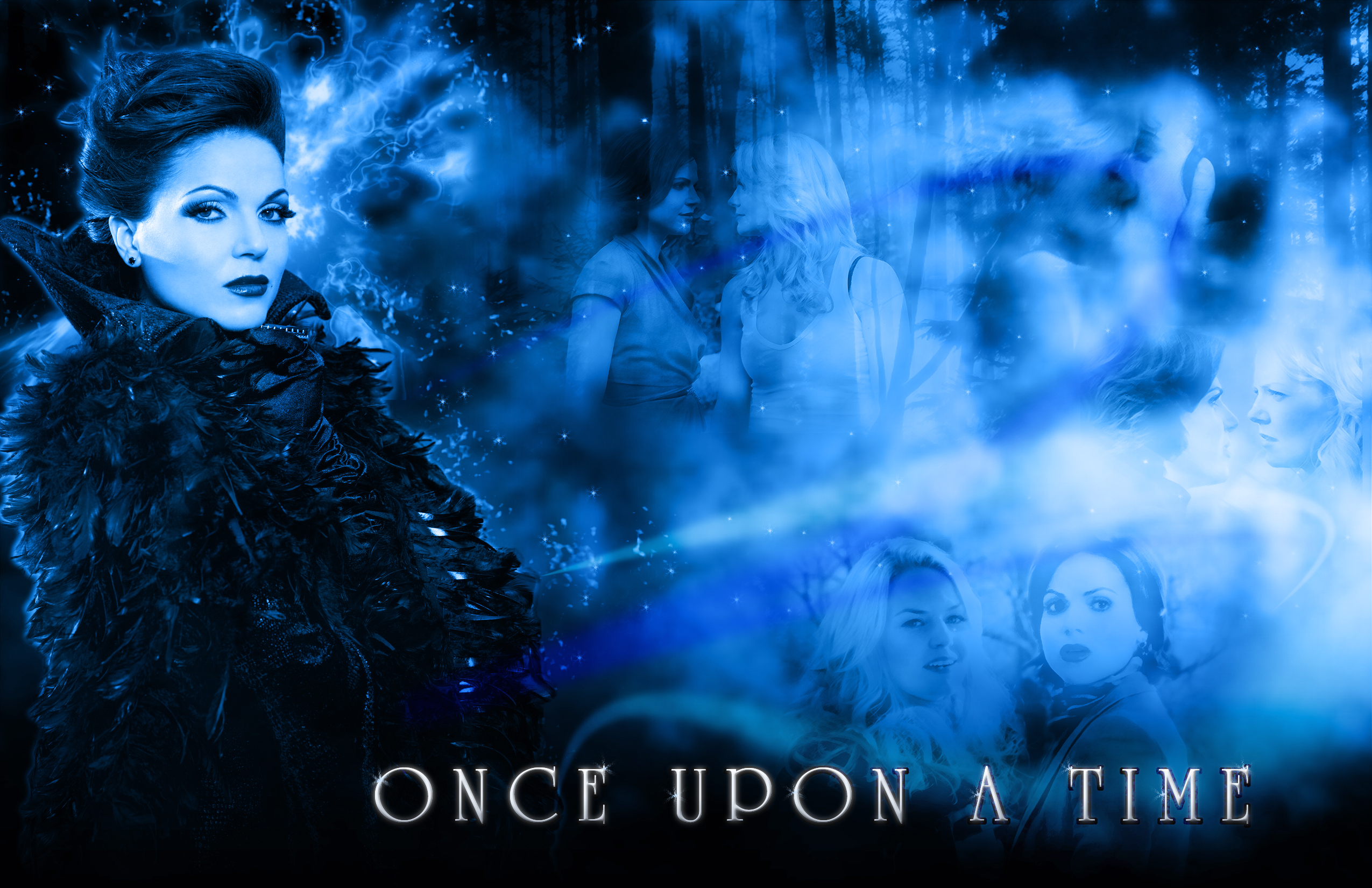 once upon a time wallpaper iphone,blue,sky,electric blue,cg artwork,font