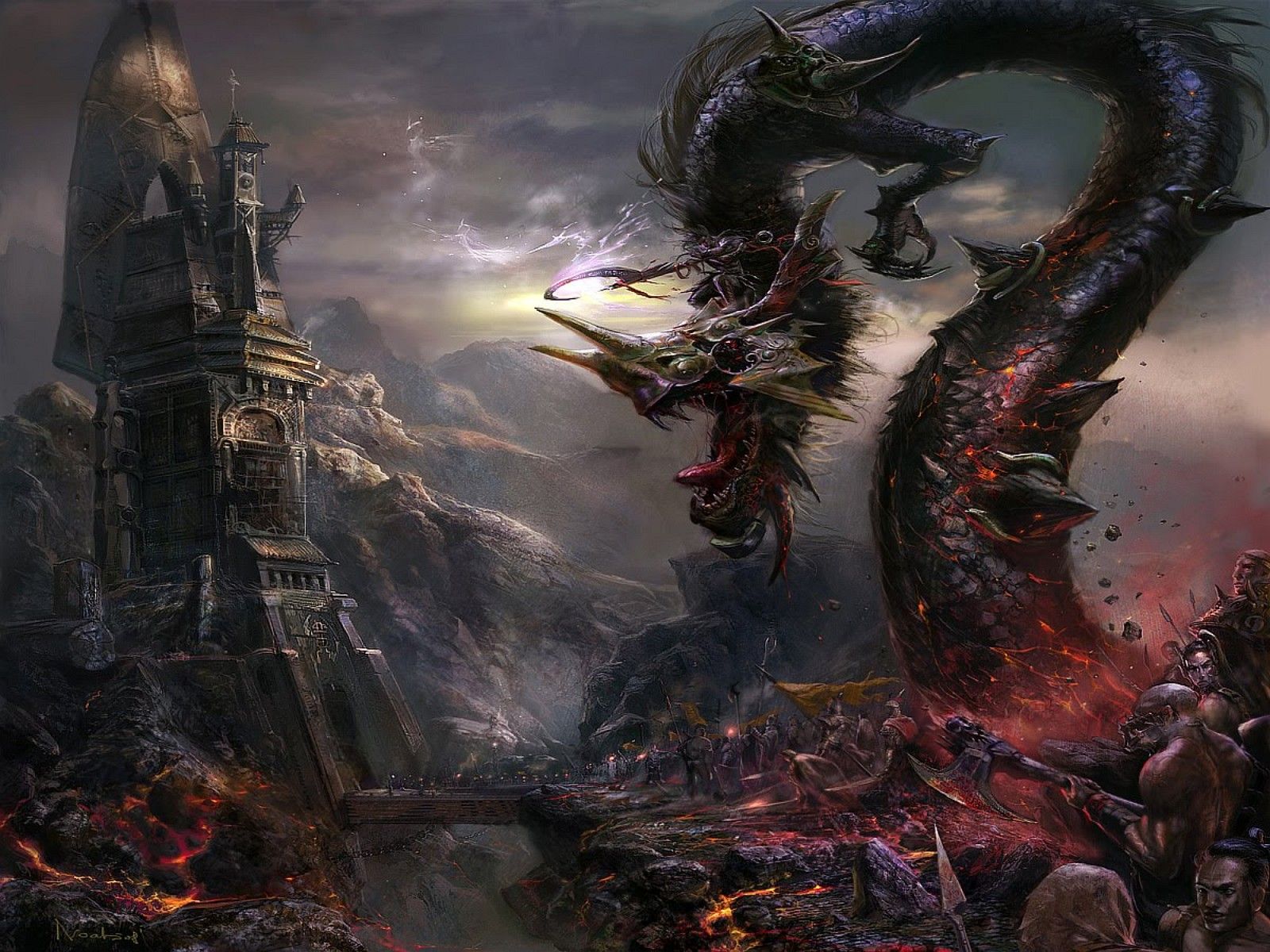 mejor fondo de pantalla de dragón,juego de acción y aventura,continuar,cg artwork,demonio,mitología