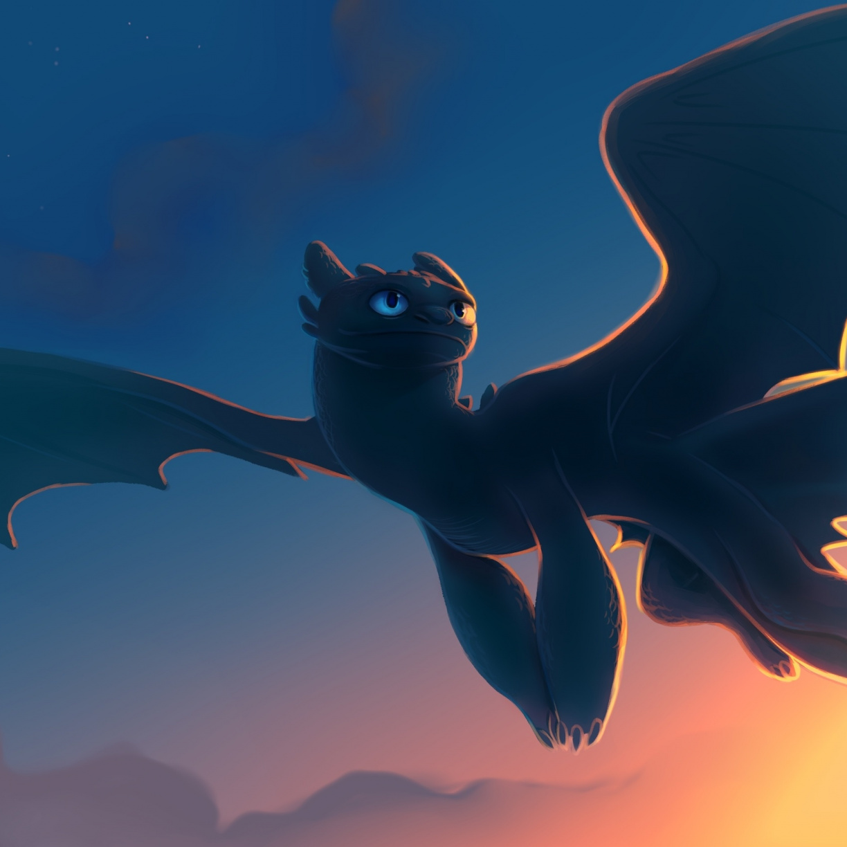 fond d'écran de dragon mignon,ciel,bleu,dragon,personnage fictif