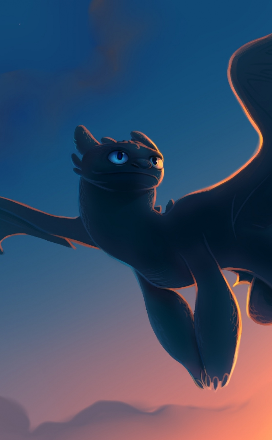 toothless iphone wallpaper,blue,sky,organism,fictional character,electric blue