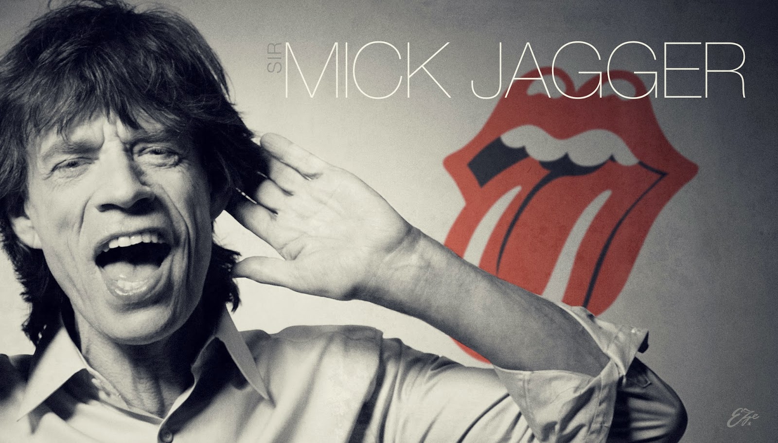 mick jagger wallpaper,facial expression,album cover,text,cool,font