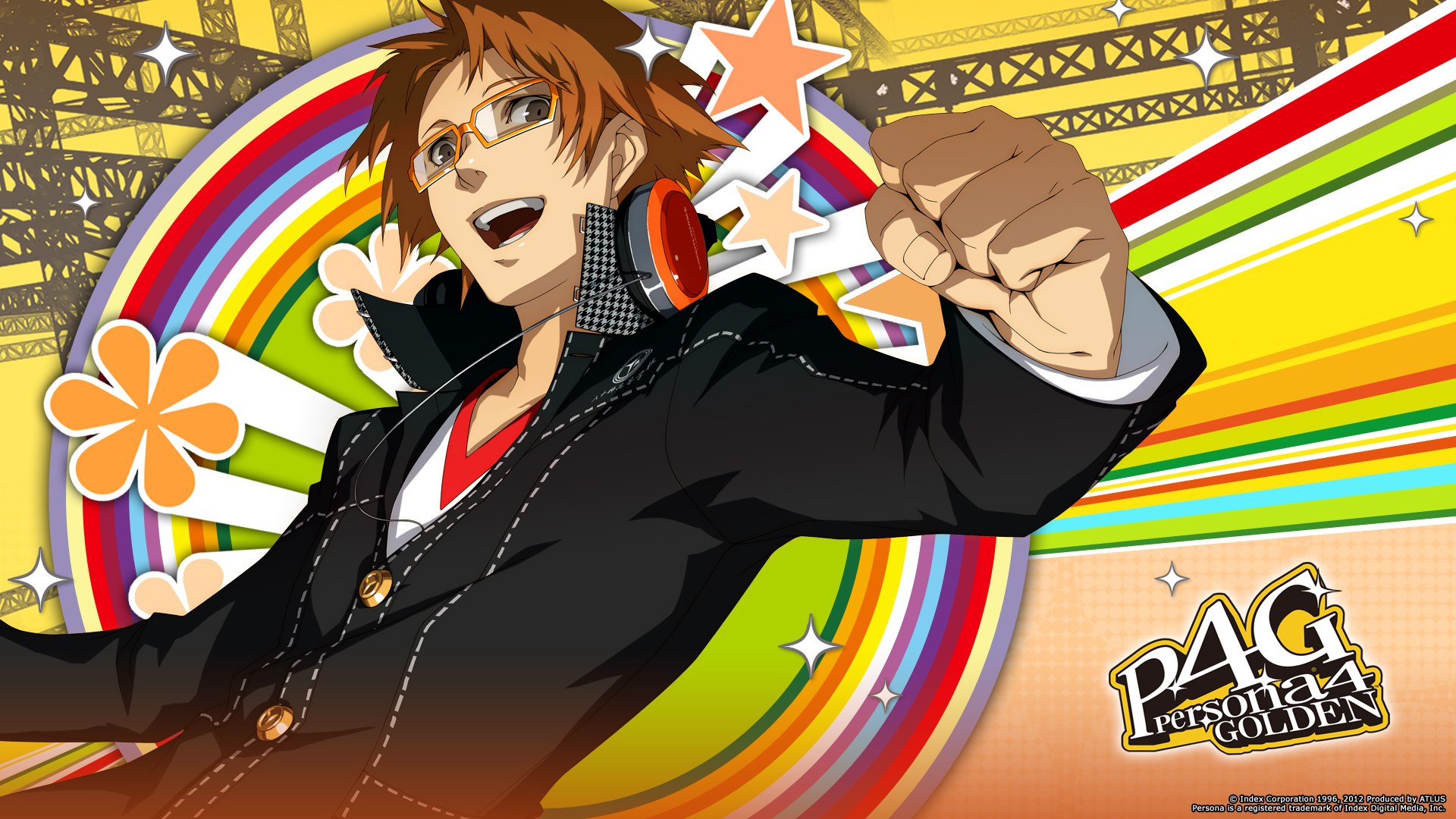 persona 4 golden wallpaper,cartoon,anime,illustration,graphic design,fictional character