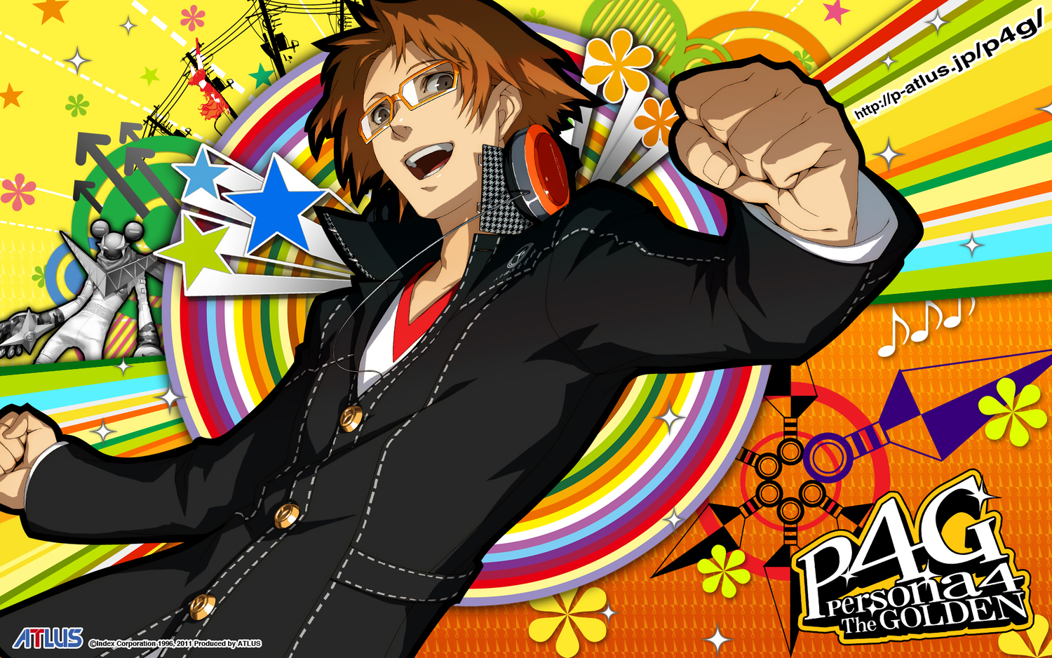 persona 4 golden wallpaper,cartoon,anime,graphic design,illustration,fictional character