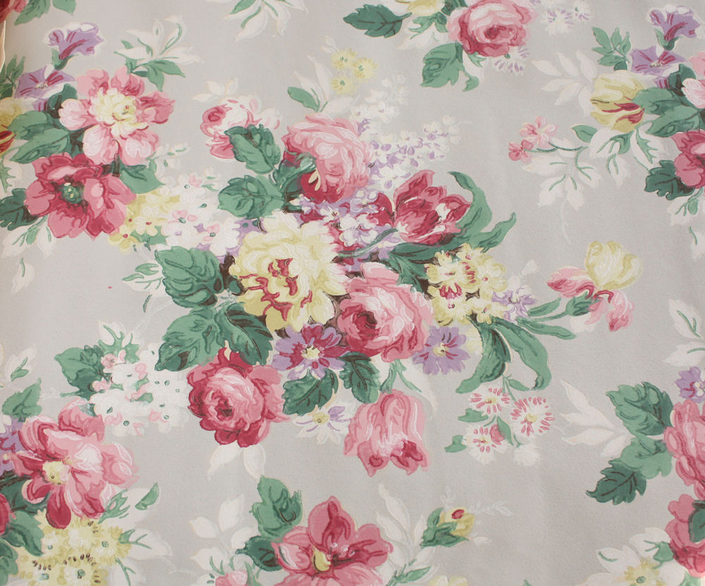 古いバラの壁紙,ピンク,パターン,緑,花柄,花