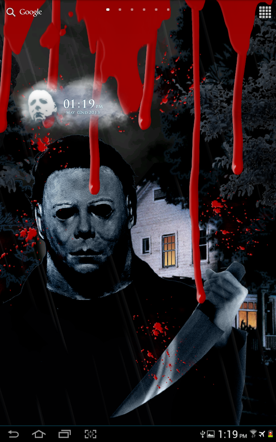 michael myers live wallpaper,manifesto,personaggio fittizio,illustrazione,arte