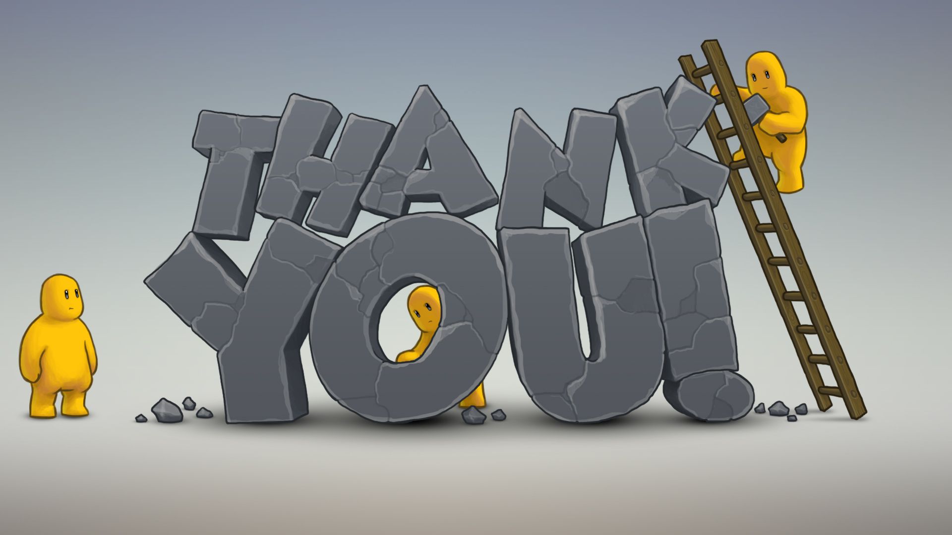 thank you wallpaper download,animation,font,penguin,flightless bird,graphic design