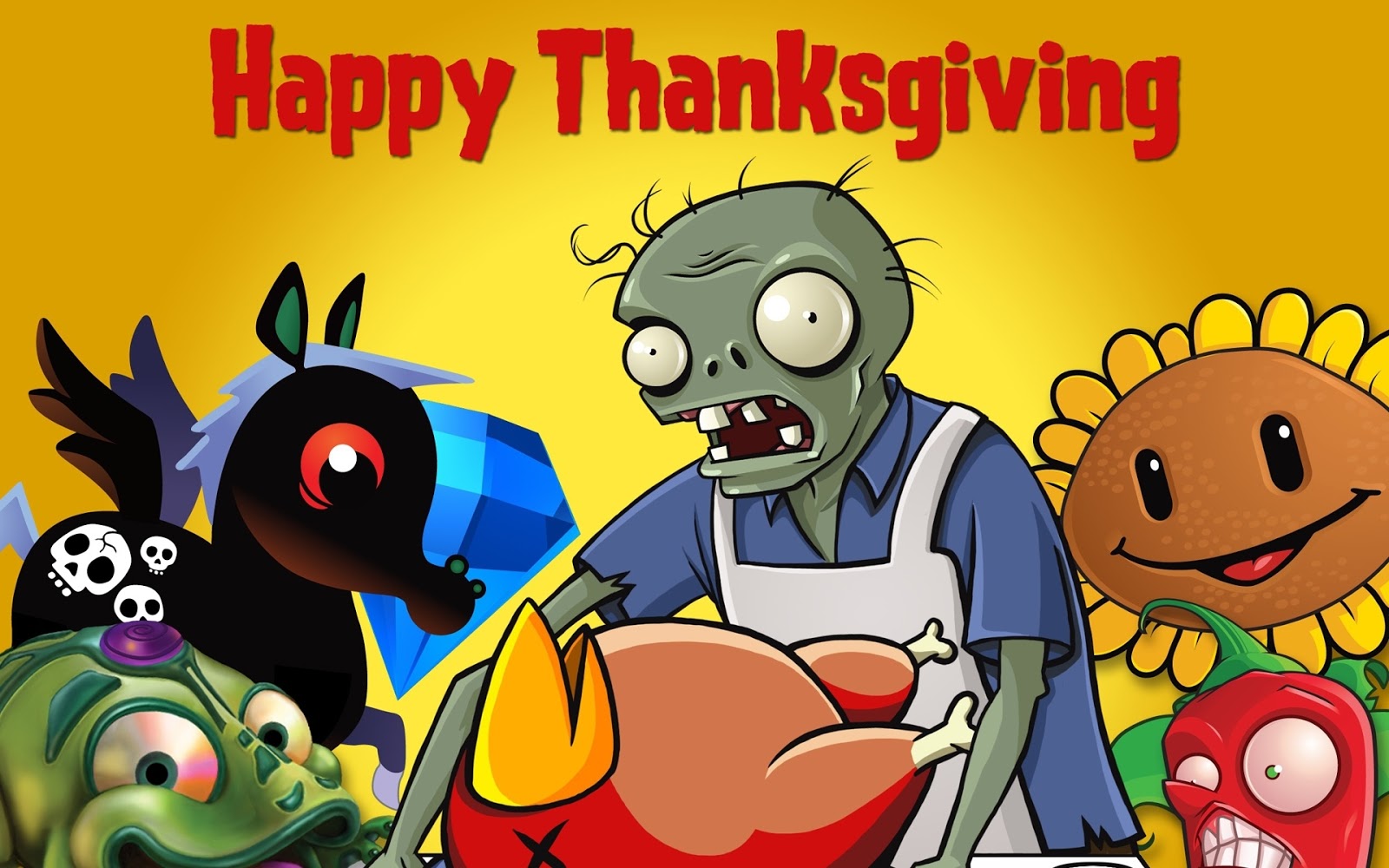 funny thanksgiving wallpaper,animated cartoon,cartoon,animation,fiction,illustration