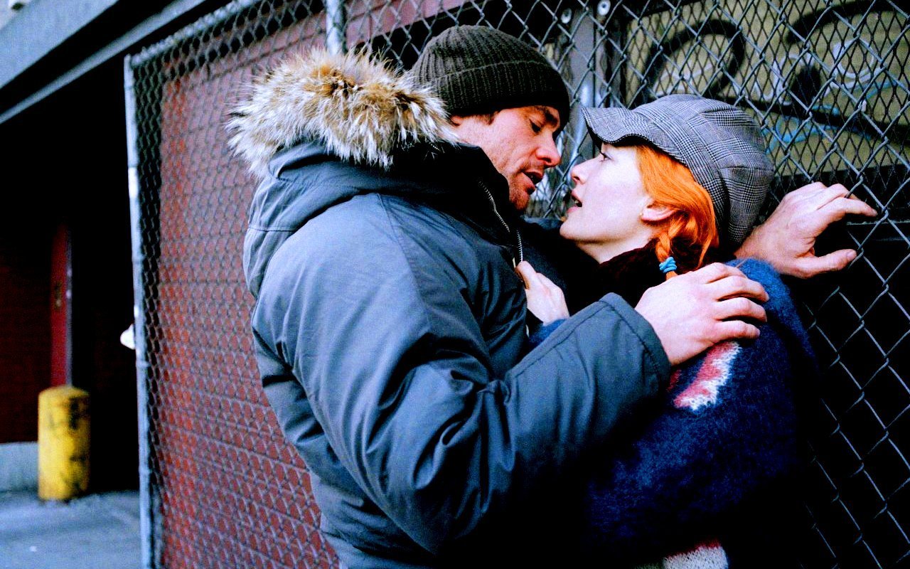 eternal sunshine of the spotless mind wallpaper,romance,interaction,photography,headgear,love