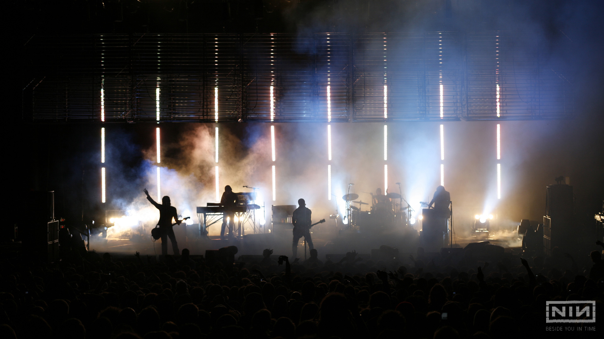 nine inch nails wallpaper,performance,stage,entertainment,concert,rock concert