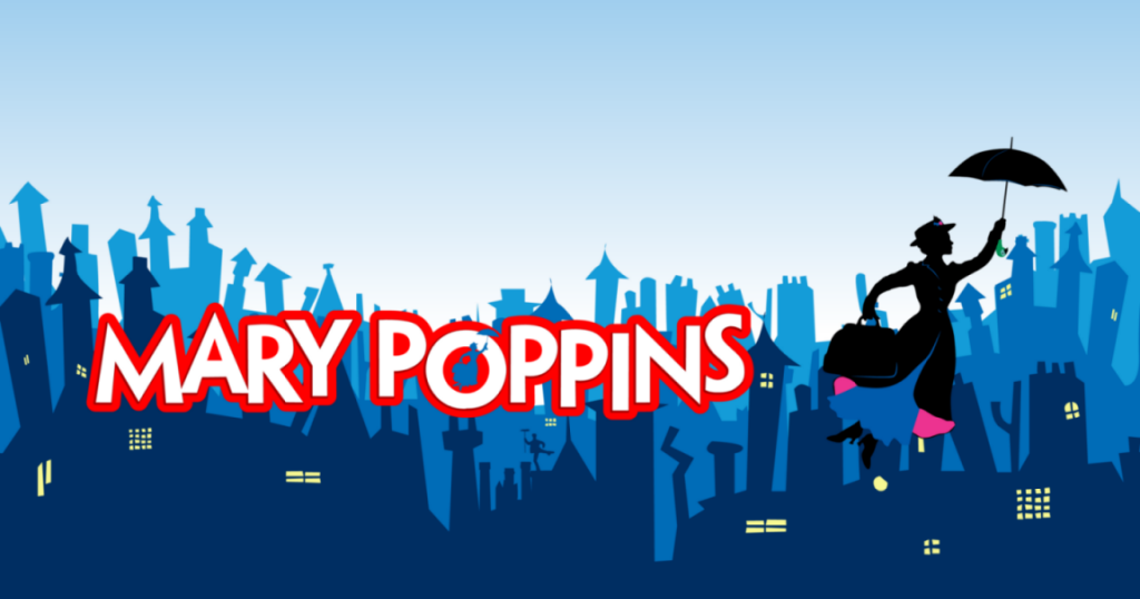 mary poppins wallpaper,font,text,crowd,graphic design,logo
