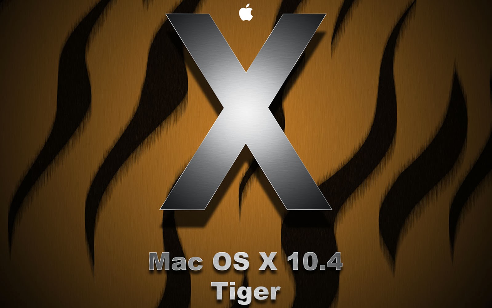 os x tiger wallpaper,font,logo,graphics,symbol