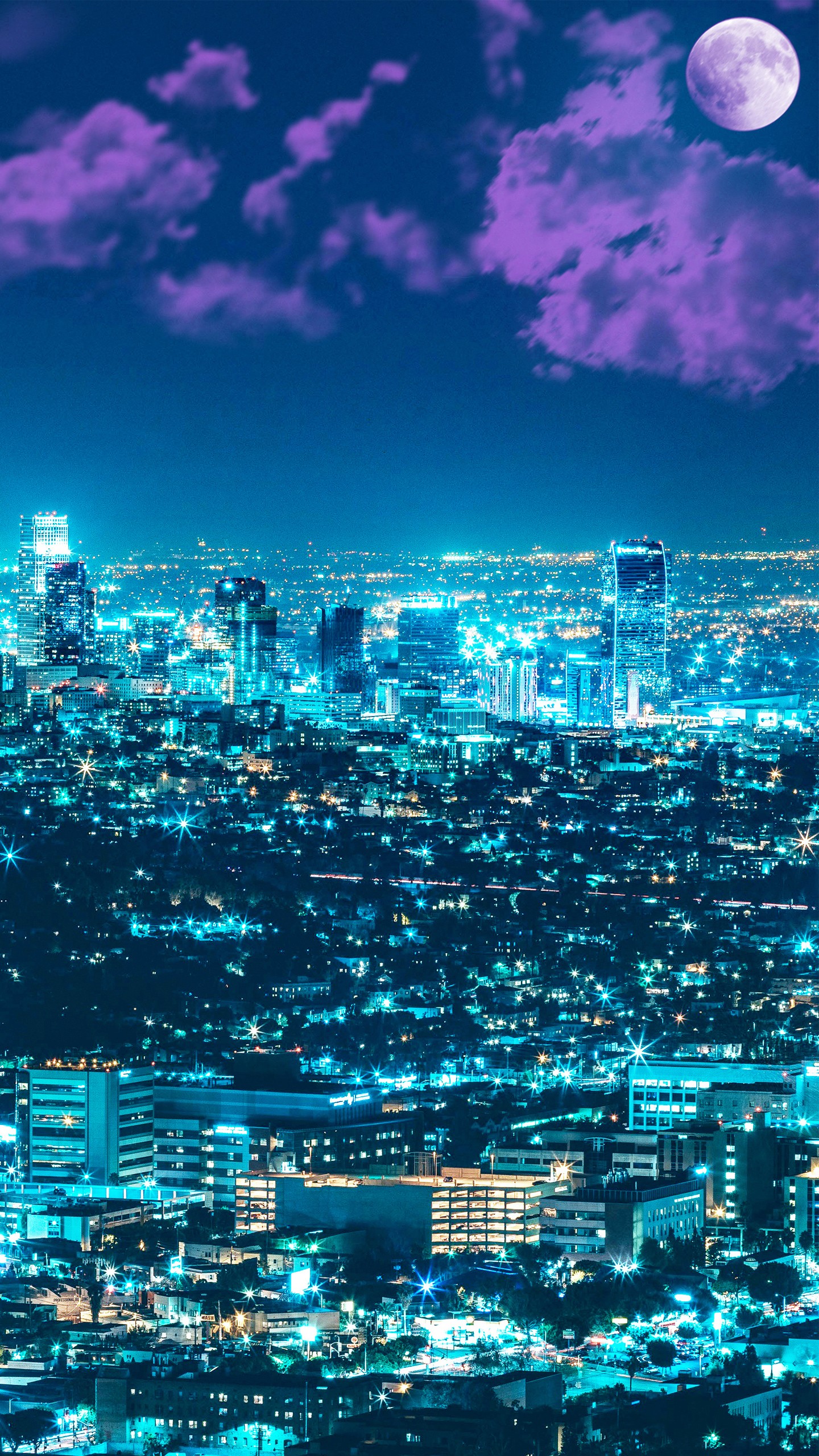 1440 x 2560 fondo de pantalla 4k,paisaje urbano,ciudad,cielo,área metropolitana,azul
