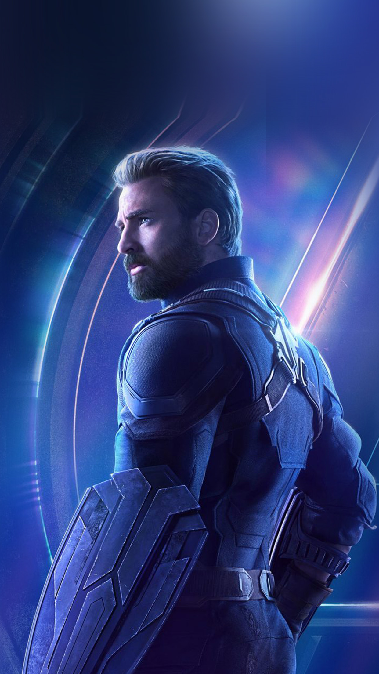 captain wallpaper,fictional character,superhero,space,cg artwork,electric blue