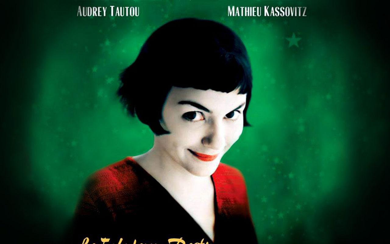 amelie wallpaper,black hair,movie,poster,photography,album cover