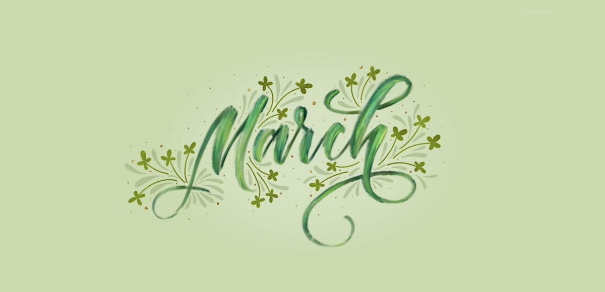 march desktop wallpaper,green,calligraphy,font,text,graphic design