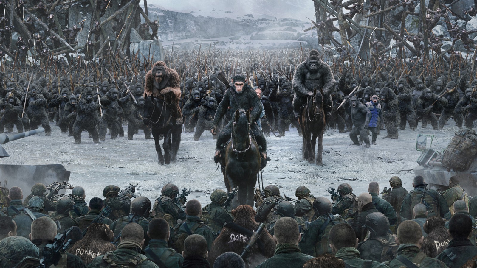 war for the planet of the apes wallpaper,people,army,troop,infantry,military organization