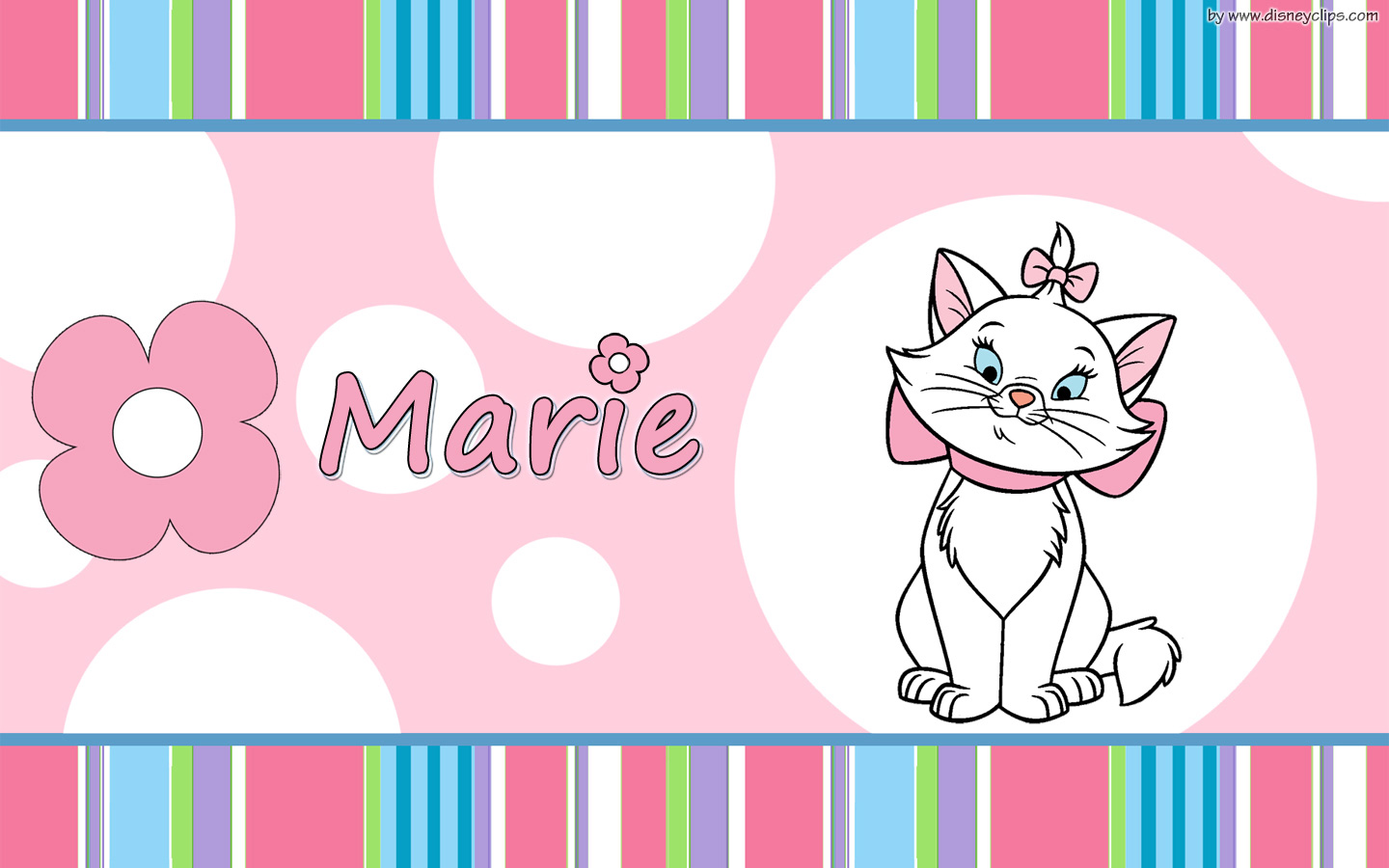 marie wallpaper,pink,text,cartoon,font,line