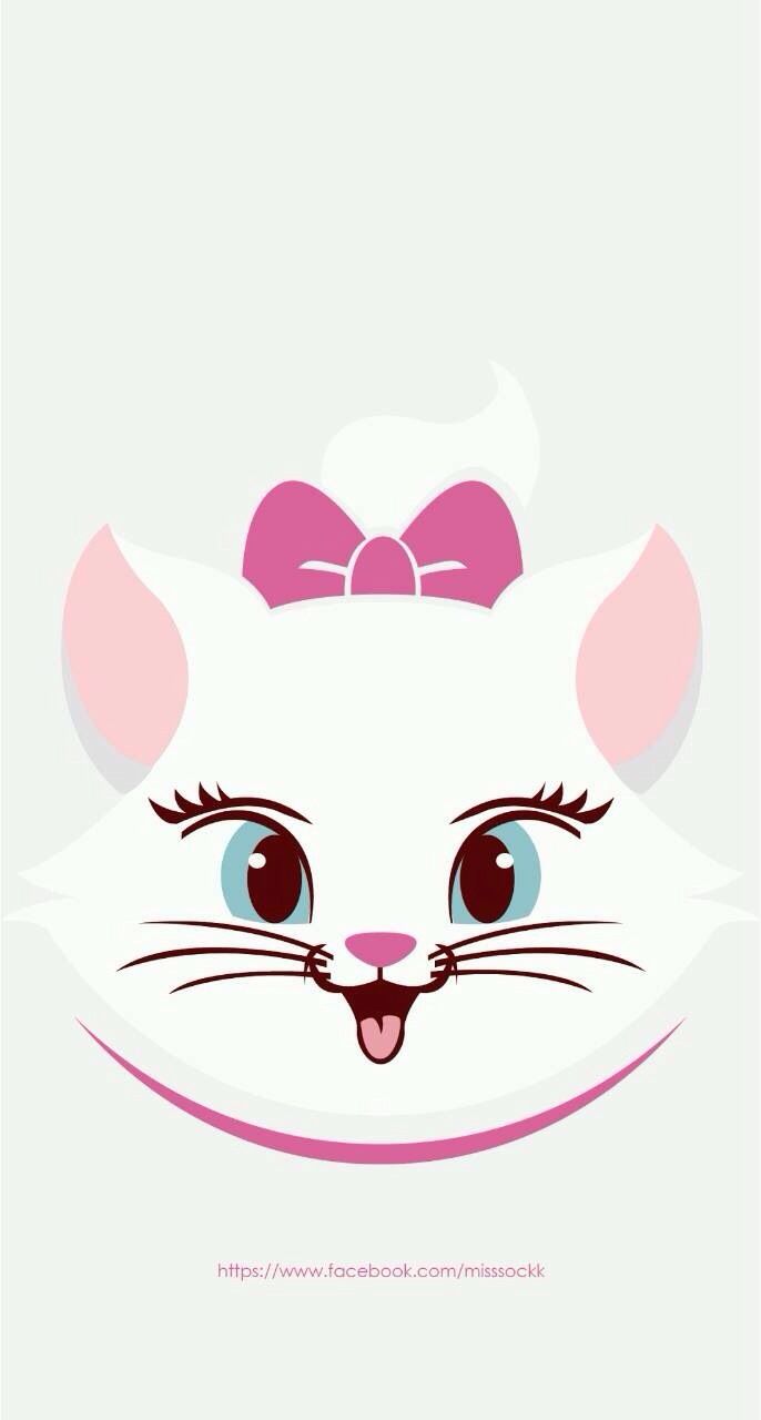 marie wallpaper,cartoon,cat,pink,whiskers,nose