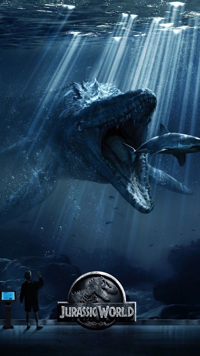 jurassic park iphone wallpaper,whale shark,fish,blue whale,marine biology,movie