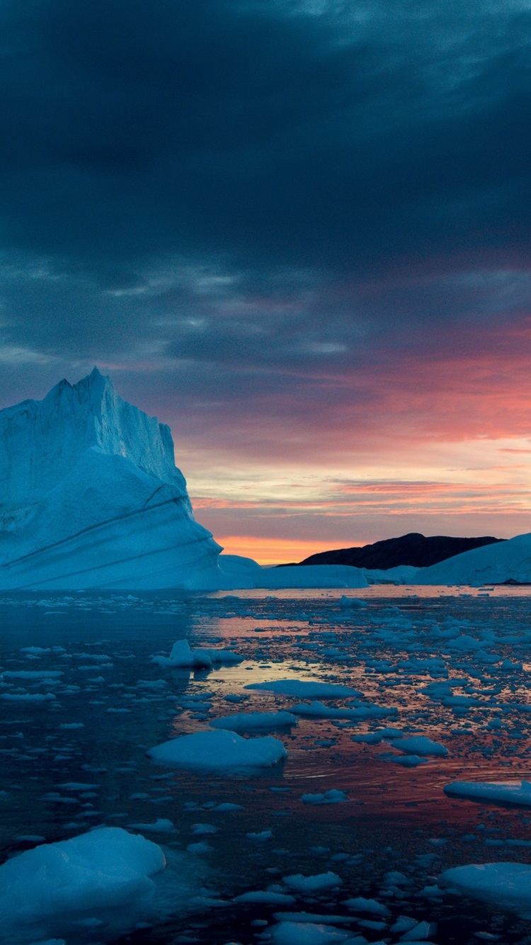 750 x 1334 wallpaper,sky,nature,natural landscape,ocean,ice