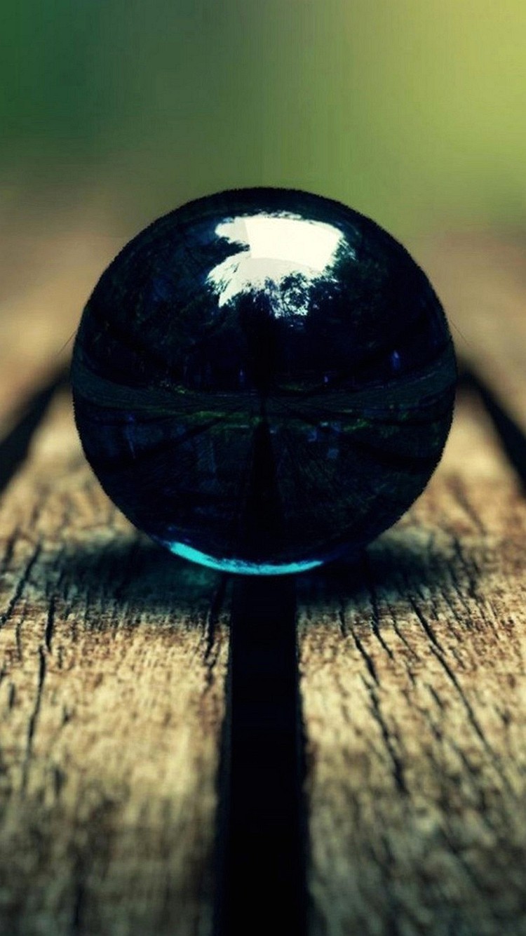 750 x 1334 wallpaper,sphere,water,games,marble,reflection