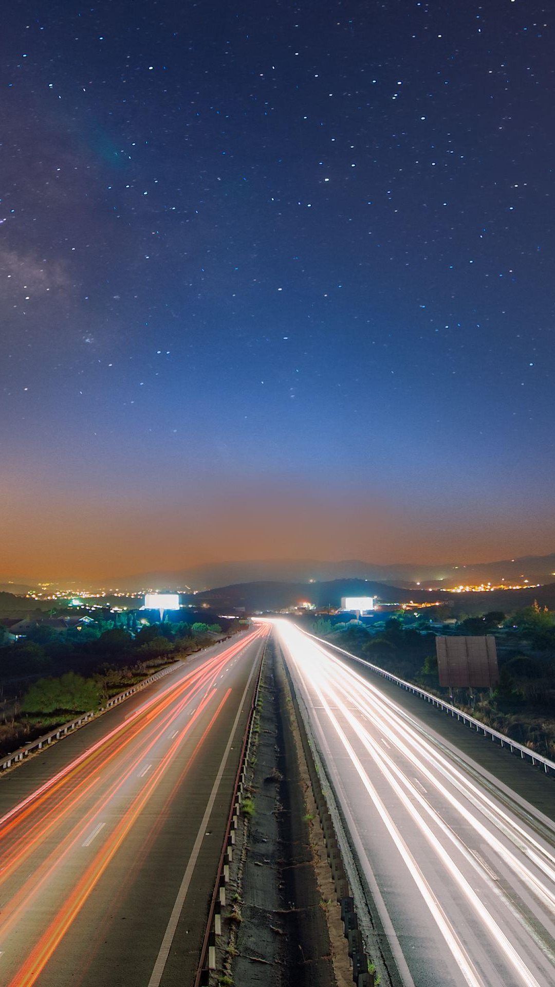 fondo de pantalla de 750 x 1334,autopista,cielo,la carretera,autopista,noche