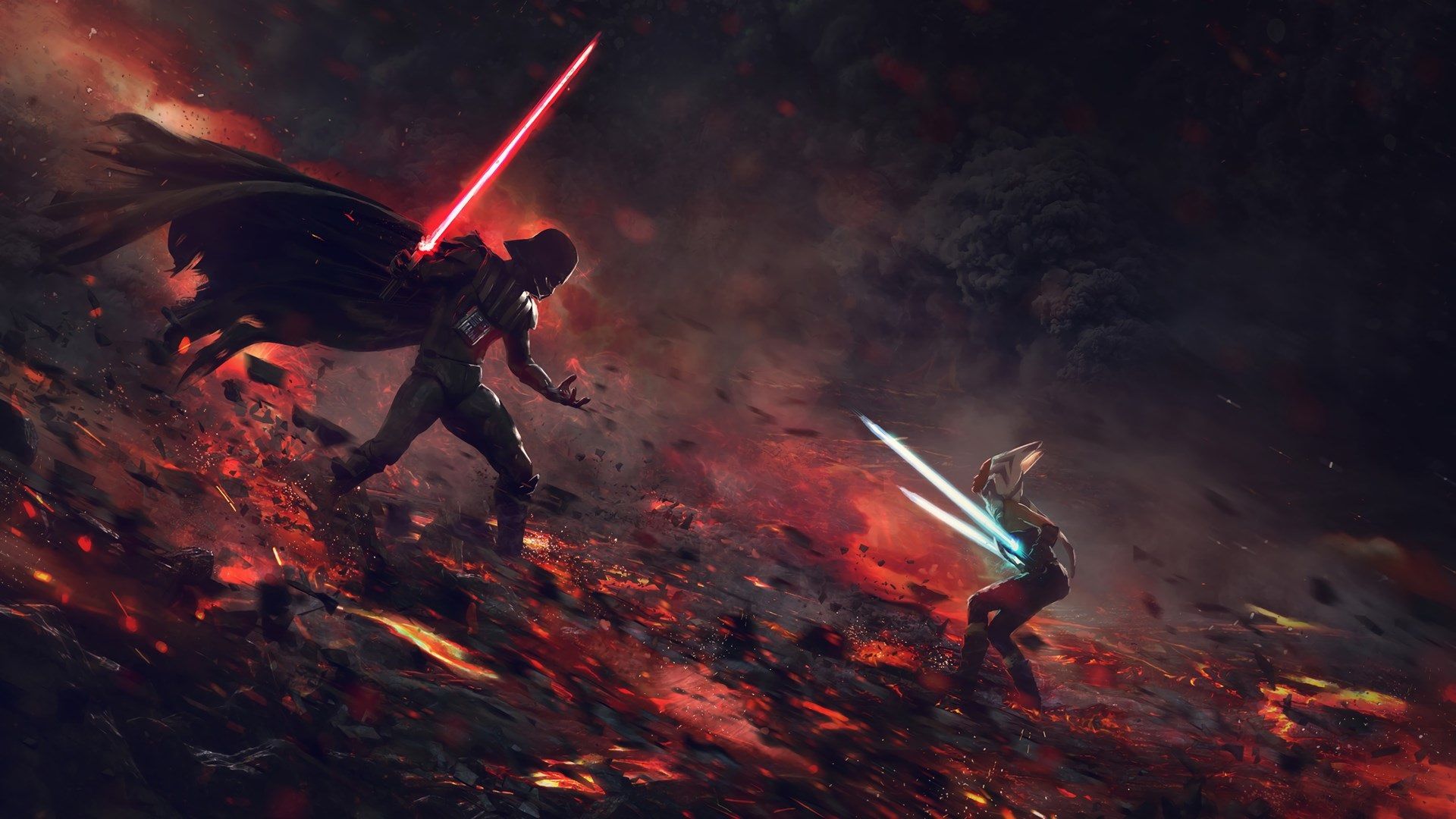 wallpapers de star wars,geological phenomenon,demon,cg artwork,fictional character,space