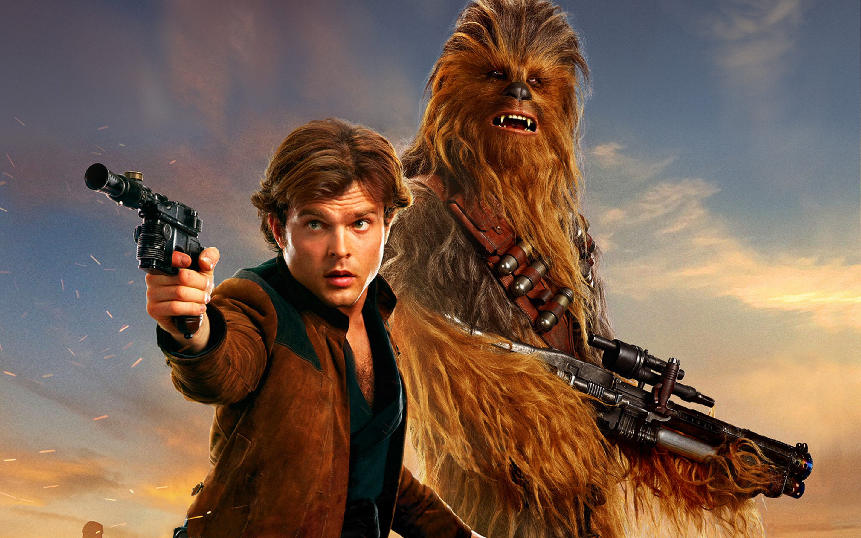 han solo wallpaper,chewbacca,fictional character,movie,cg artwork,massively multiplayer online role playing game