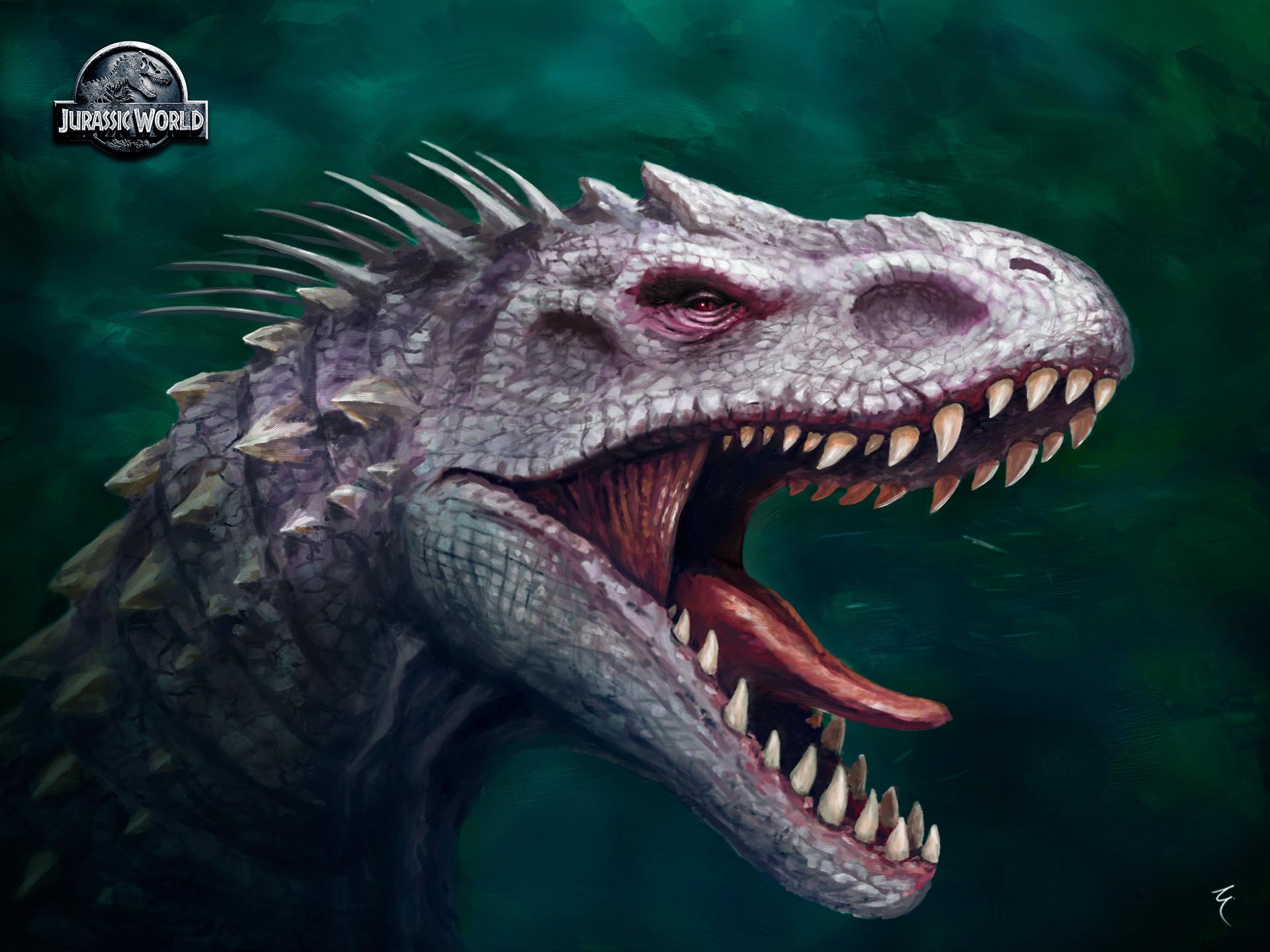 indominus rex wallpaper,dinosaurier,tyrannosaurus,kiefer,illustration,mund