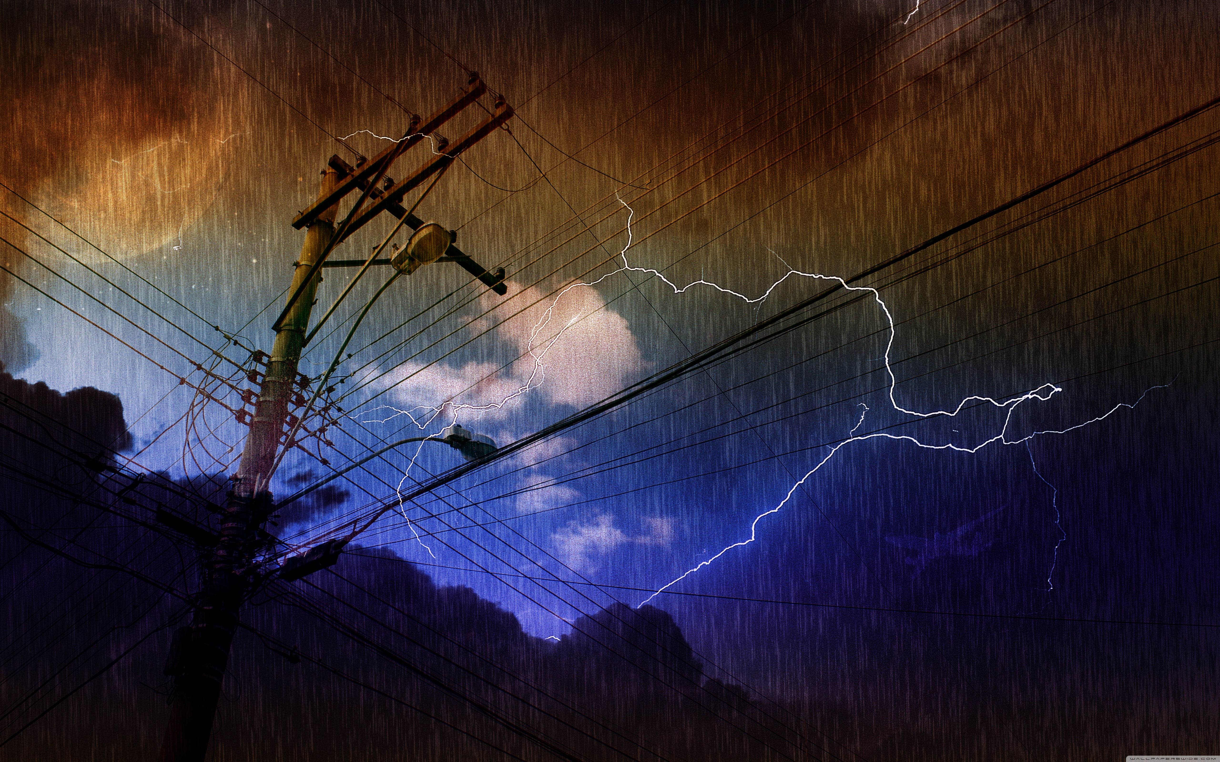 electric wallpaper hd,sky,electricity,overhead power line,cloud,electrical supply