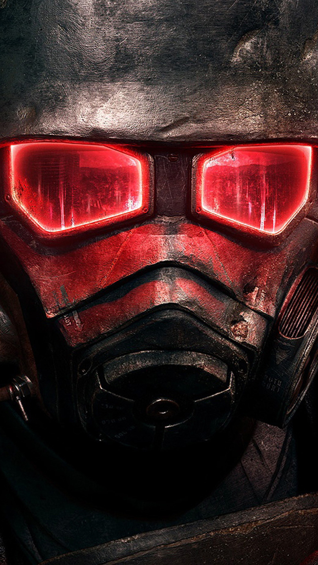 fallout wallpaper android,red,automotive lighting,fictional character,illustration,art
