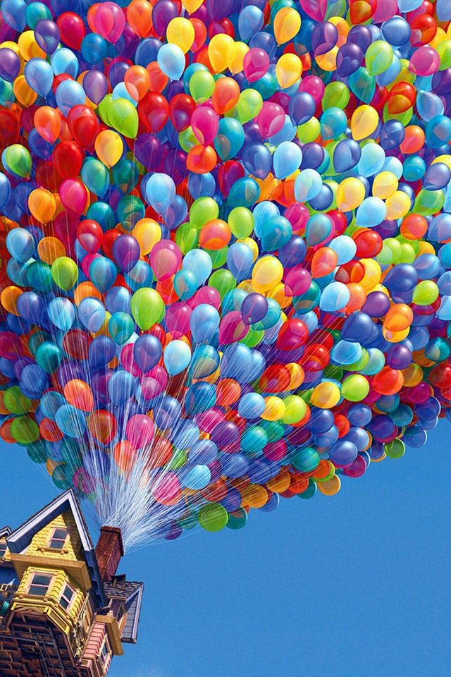 up iphone wallpaper,balloon,party supply,recreation,hot air ballooning,hot air balloon