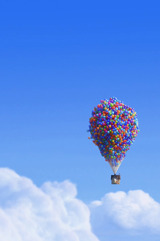up iphone wallpaper,hot air ballooning,hot air balloon,sky,daytime,balloon