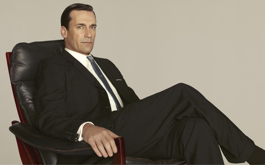 don draper wallpaper,suit,sitting,formal wear,white collar worker,businessperson