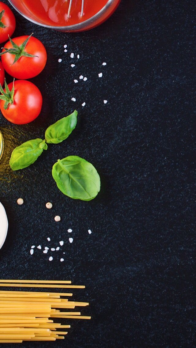 vegane iphone wallpaper,essen,basilikum,gemüse,tomate,kirschtomaten