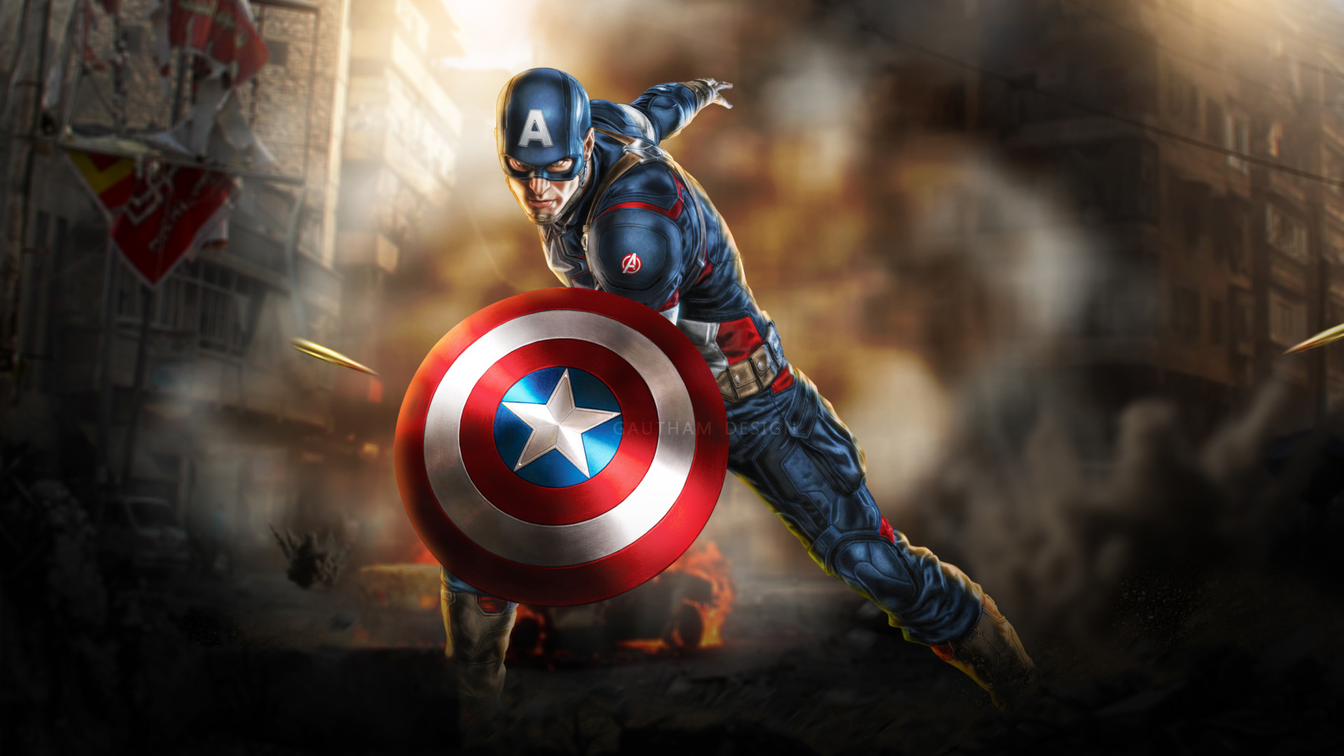 capitan america full fondo de pantalla hd,capitan america,superhéroe,personaje de ficción,héroe,figura de acción