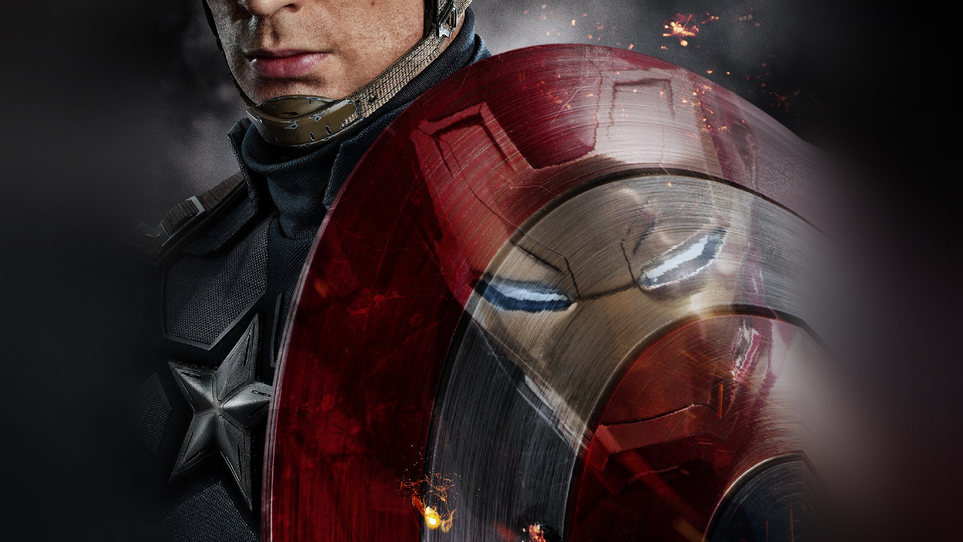 captain america 4k wallpaper,superhero,fictional character,iron man