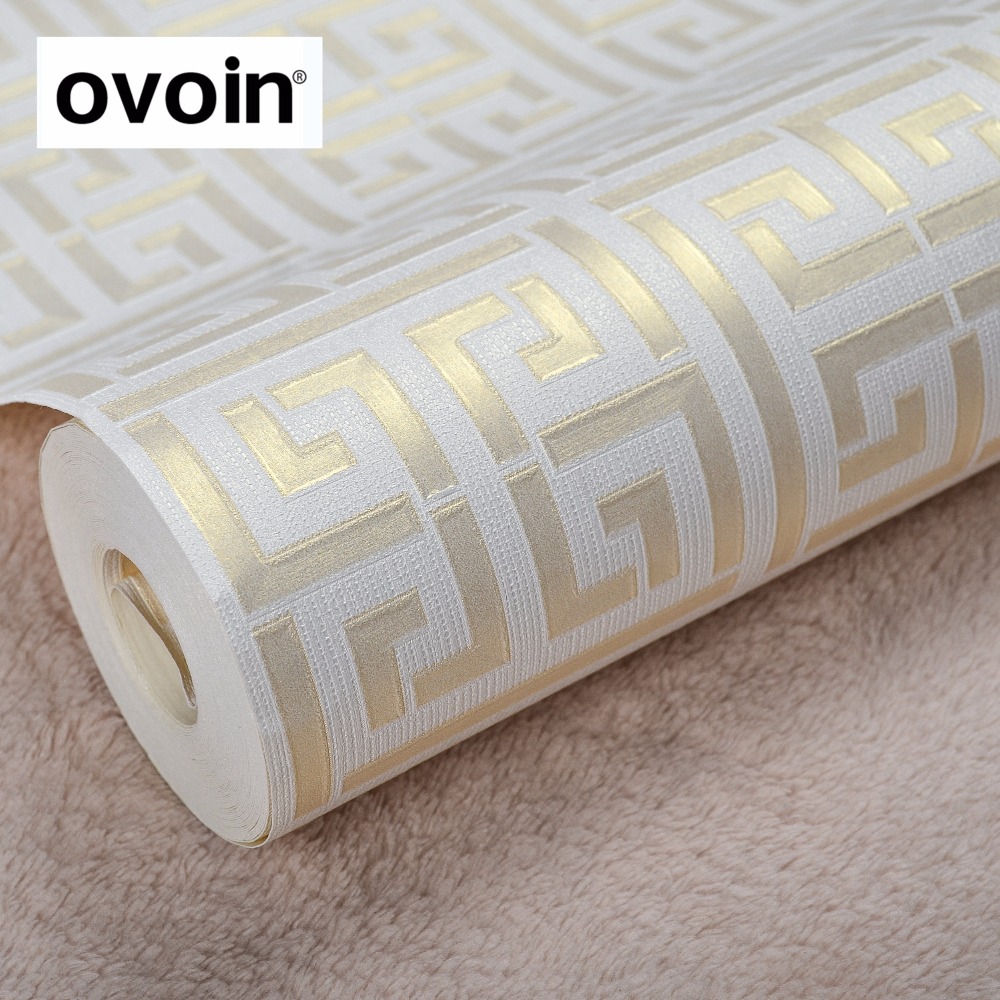 Greek Key Wallpaper Gold WallpaperUse