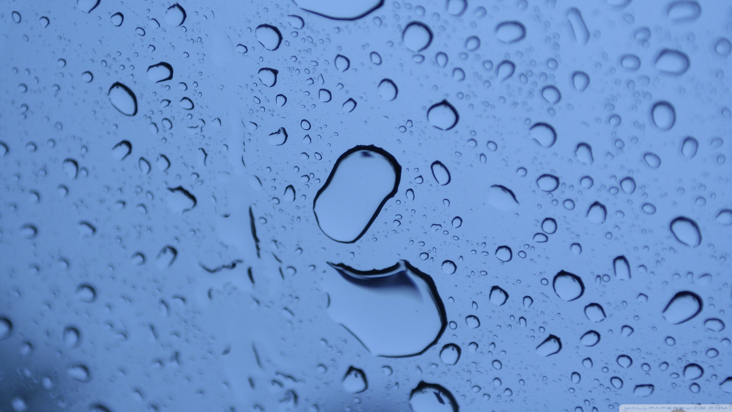 wet screen wallpaper,drop,water,blue,font,rain (438024) WallpaperUse