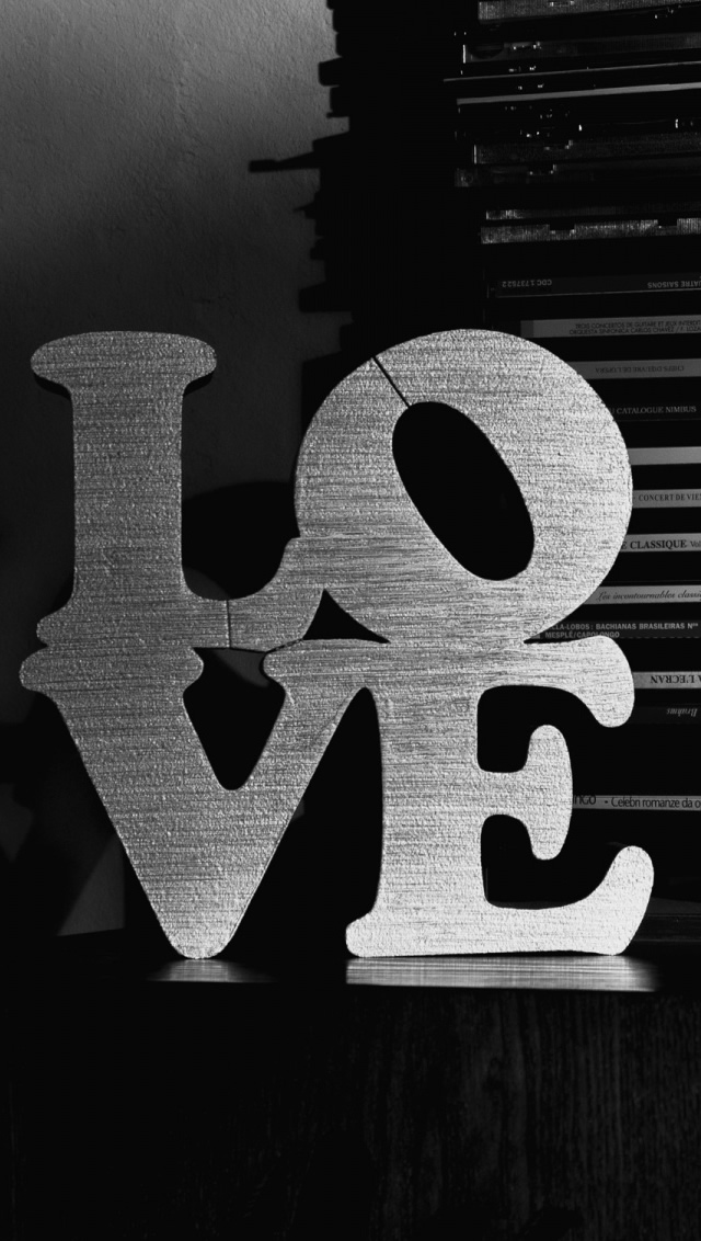 black and white love wallpaper,font,text,black and white,logo,symbol