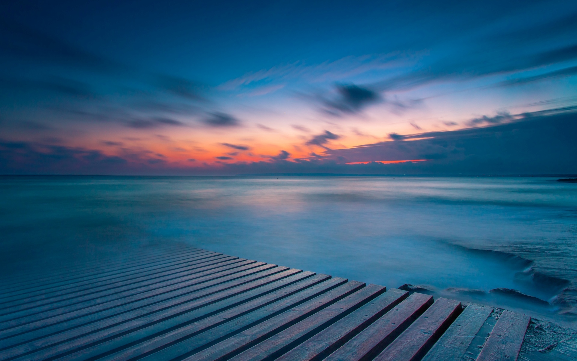 美しい海の壁紙,空,青い,地平線,海,水