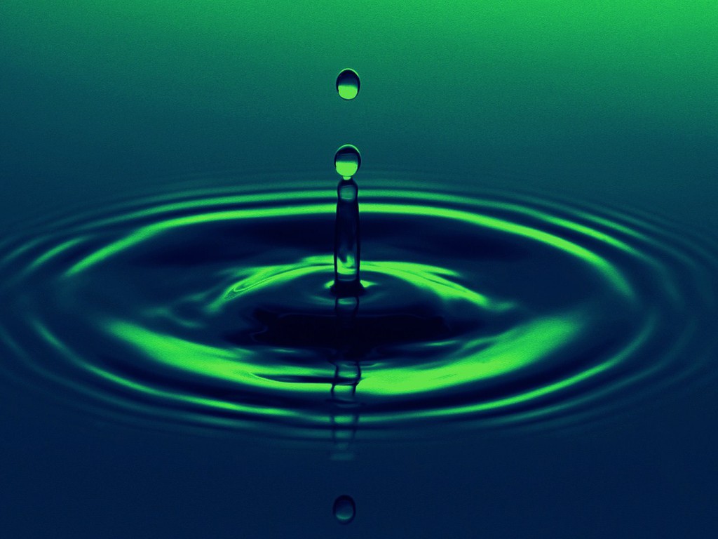 3 gocce d'acqua fresca hd wallpaper,risorse idriche,far cadere,acqua,verde,liquido